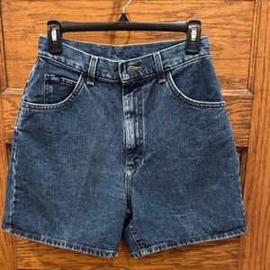 The perfect pair of Vintage Lee Women's Dark Blue Jean Shorts